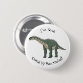Badge Rond 5 Cm Illustration de Barapasaurus (Devant & derrière)