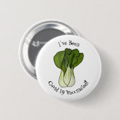 Badge Rond 5 Cm Illustration de Bok choy (Devant & derrière)