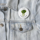 Badge Rond 5 Cm Illustration de Bok choy (En situation)