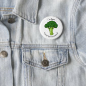 Badge Rond 5 Cm Illustration de Broccoli (En situation)