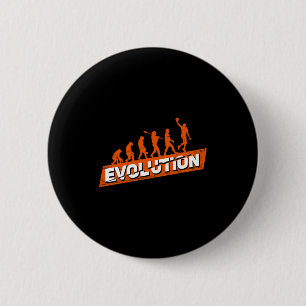 Badge Rond 5 Cm Illustration de cadeau d'évolution de joueur de ba