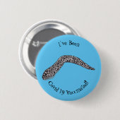 Badge Rond 5 Cm Illustration de caricature de murène tachetée (Devant & derrière)