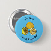 Badge Rond 5 Cm Illustration de citron (Devant & derrière)