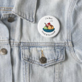 Badge Rond 5 Cm Illustration de crème glacée (En situation)