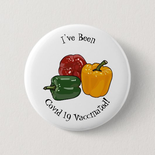 Badge Rond 5 Cm Illustration de dessin de Capsicum (Devant)
