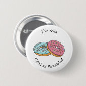 Badge Rond 5 Cm Illustration de Donut (Devant & derrière)