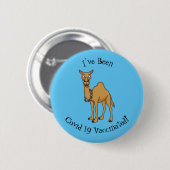Badge Rond 5 Cm Illustration de dromadaire (Devant & derrière)