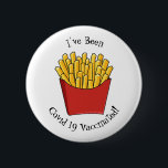 Badge Rond 5 Cm Illustration de frites<br><div class="desc">Illustration de frites</div>