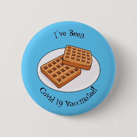 Badge Rond 5 Cm Illustration de gaufre (Devant)
