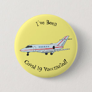 Badge Rond 5 Cm Illustration de jet privé