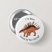 Badge Rond 5 Cm Illustration de Kentrosaurus (Devant & derrière)