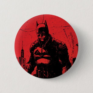 Badge Rond 5 Cm Illustration de la bande dessinée de Batman