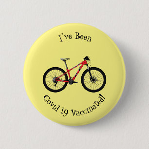 Badge Rond 5 Cm Illustration de la bande dessinée de vélo
