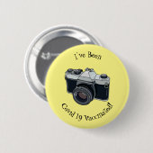 Badge Rond 5 Cm Illustration de la caméra (Devant & derrière)