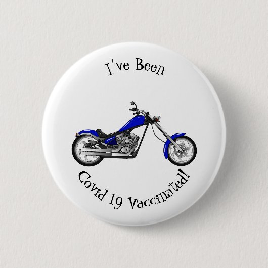 Badge Rond 5 Cm Illustration de la moto à hélico (Devant)
