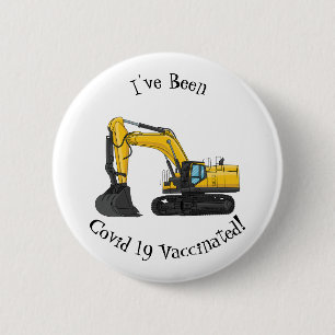 Badge Rond 5 Cm Illustration de la pelle Crawler