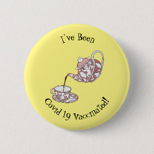 Badge Rond 5 Cm Illustration de la série Teacup
