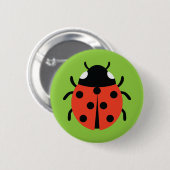 Badge Rond 5 Cm Illustration de Ladybug (Devant & derrière)