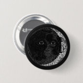 Badge Rond 5 Cm Illustration de l'encre tirée à la main sur la fac (Devant & derrière)