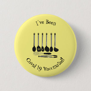 Badge Rond 5 Cm Illustration de l'ustensile de cuisine