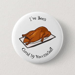 Badge Rond 5 Cm Illustration de Peking duck