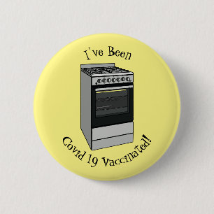 Badge Rond 5 Cm Illustration de poêle électrique