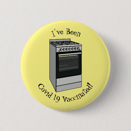 Badge Rond 5 Cm Illustration de poêle électrique (Devant)