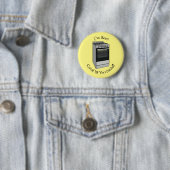 Badge Rond 5 Cm Illustration de poêle électrique (En situation)