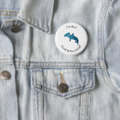 Badge Rond 5 Cm Illustration de requin marteau (En situation)