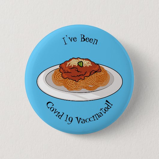 Badge Rond 5 Cm Illustration de Spaghetti (Devant)