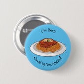 Badge Rond 5 Cm Illustration de Spaghetti (Devant & derrière)