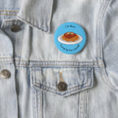 Badge Rond 5 Cm Illustration de Spaghetti (En situation)