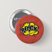 Badge Rond 5 Cm Illustration de style bande dessinée (Devant & derrière)