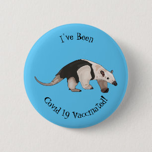 Badge Rond 5 Cm Illustration de Tamandua