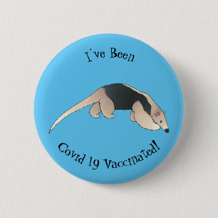 Badge Rond 5 Cm Illustration de Tamandua