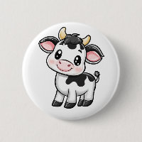 Illustration de vache caricaturale