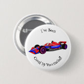 Badge Rond 5 Cm Illustration de voiture de course professionnelle (Devant & derrière)