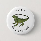 Badge Rond 5 Cm Illustration d'Iguana (Devant)