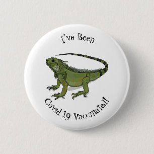 Badge Rond 5 Cm Illustration d'Iguana