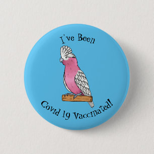 Badge Rond 5 Cm Illustration d'oiseau de Galah