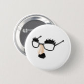 Badge Rond 5 Cm Illustration drôle de déguisement (Devant & derrière)