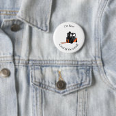 Badge Rond 5 Cm Illustration du chariot élévateur (En situation)