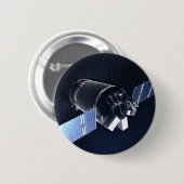 Badge Rond 5 Cm Illustration Du Dragon Xl Spacecraft. (Devant & derrière)