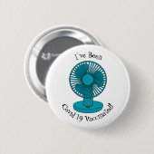 Badge Rond 5 Cm Illustration du ventilateur (Devant & derrière)
