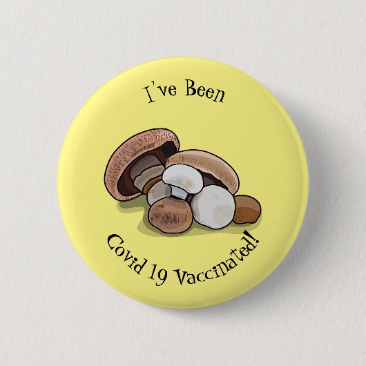 Badge Rond 5 Cm Illustration d'un champignon (Devant)