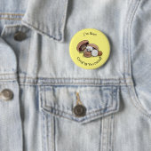 Badge Rond 5 Cm Illustration d'un champignon (En situation)