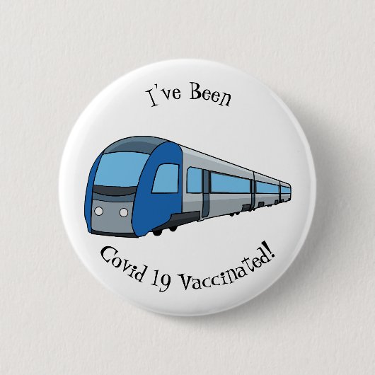 Badge Rond 5 Cm Illustration d'un train électrique (Devant)