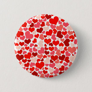 Badge Rond 5 Cm Illustration Little Hearts