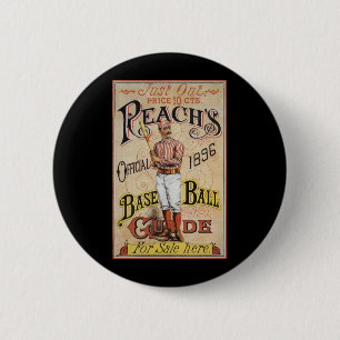 Badge Rond 5 Cm Illustration vintage baseball, couverture du guide