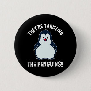Badge Rond 5 Cm Ils sont en train de dévorer les pingouins ! !